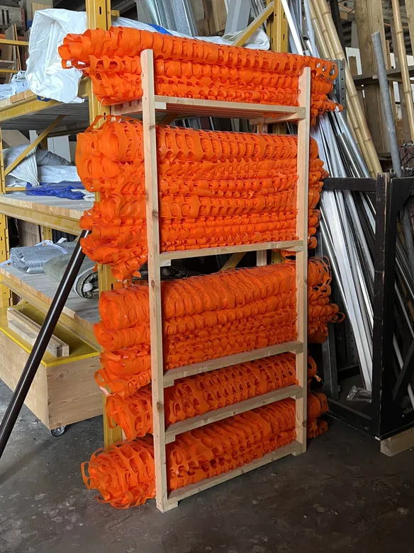 Rouleaux clôtures de chantier