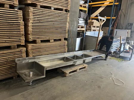 Éviers professionnels inox