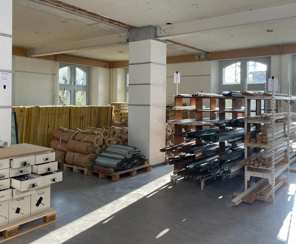 Mise en vente sur site de matériaux de réemploi à Estavayer-le-Lac