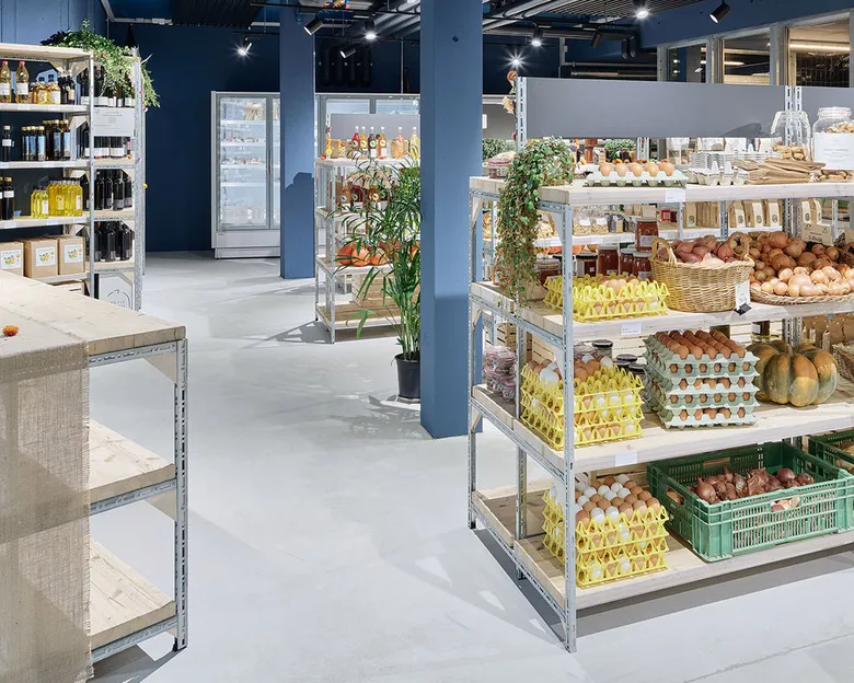 Magasin de la coopérative Bio26 à Fribourg