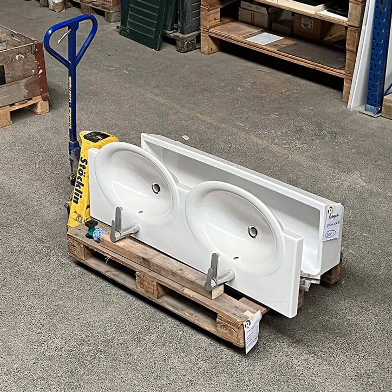 Lavabo céramique double