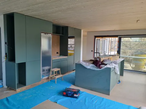 Cuisine en matériaux de réemploi