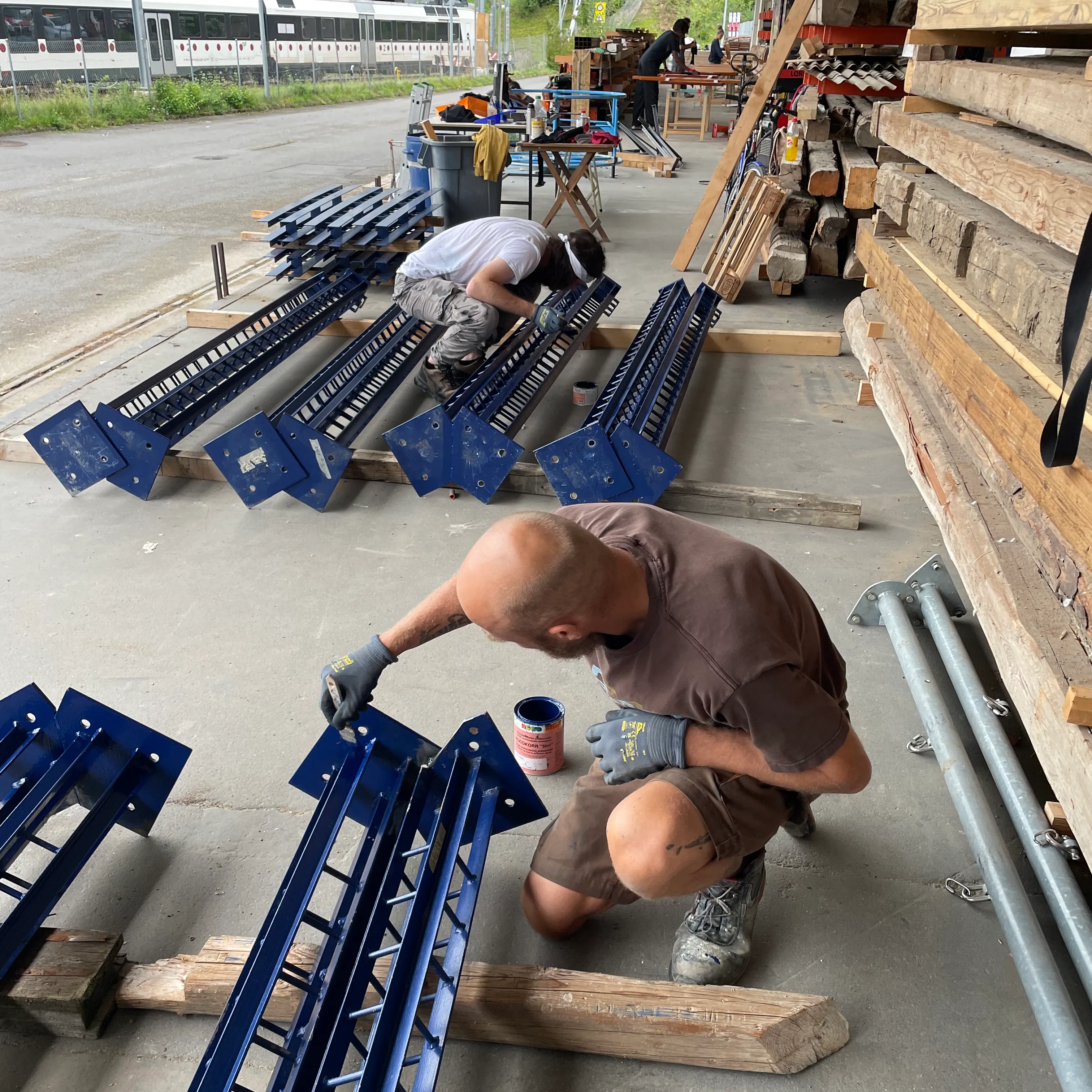 Transformation de l'ancienne pergola